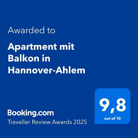 Apartamento Mit Balkon In Hannover-ahlem